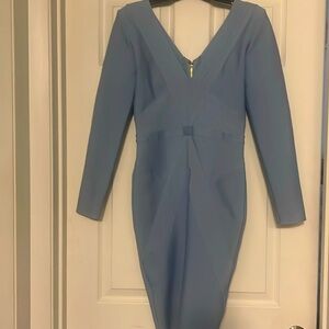 BEBE light blue bandage dress